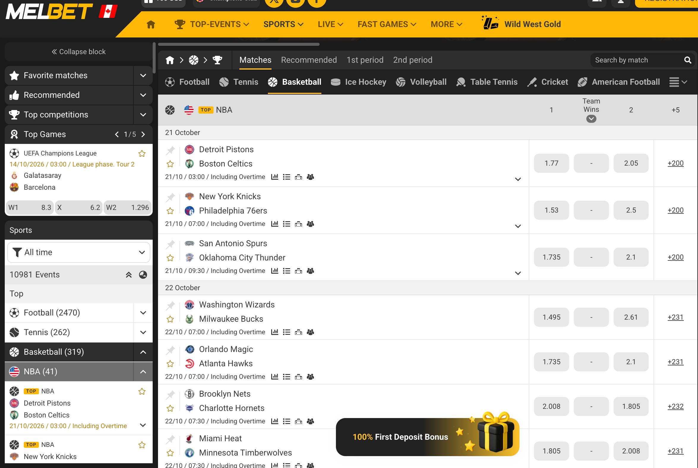 melbet usdt sportsbook canada