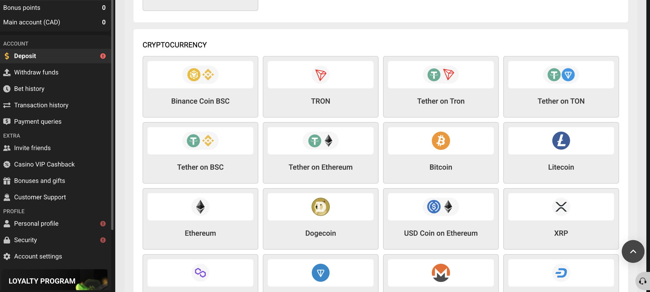 melbet usdt deposit canada