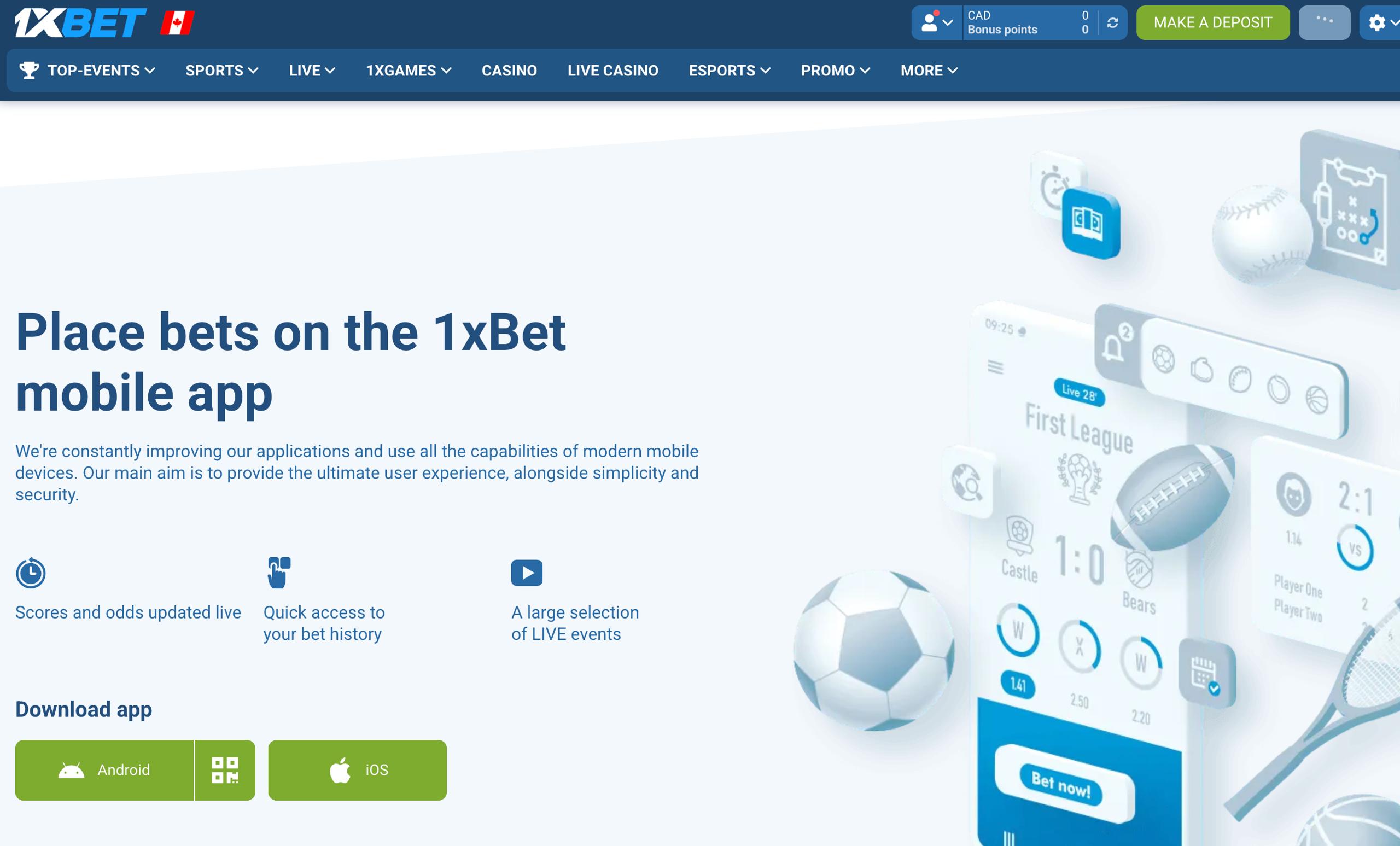 1xbet usdt casino mobile app