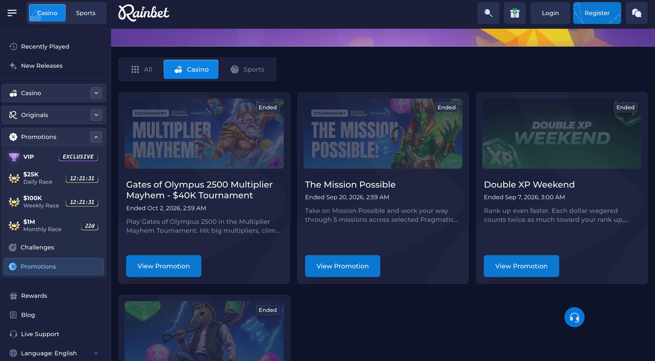 rainbet promotions